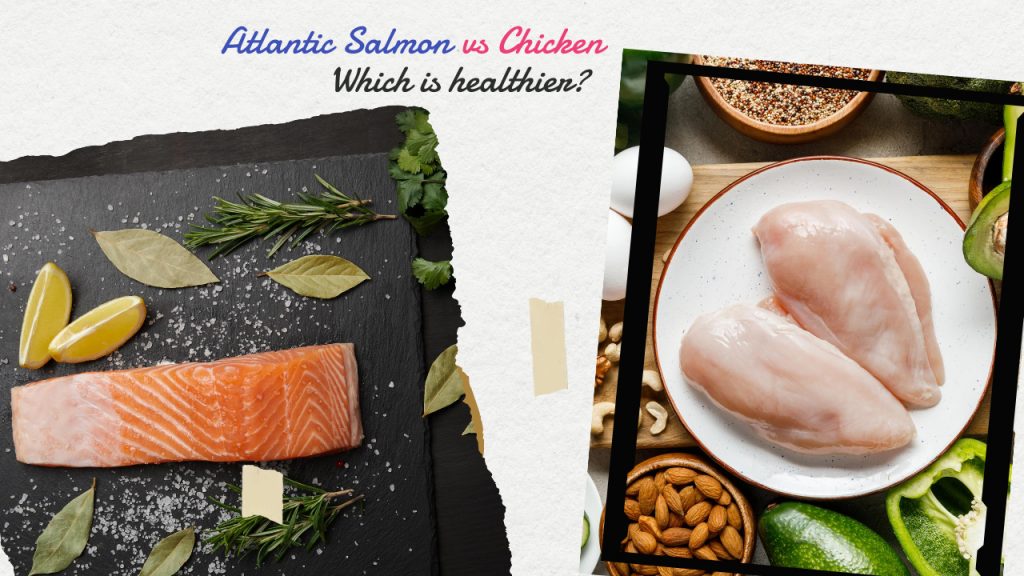 Atlantic Salmon and Chicken which is the healthier choice